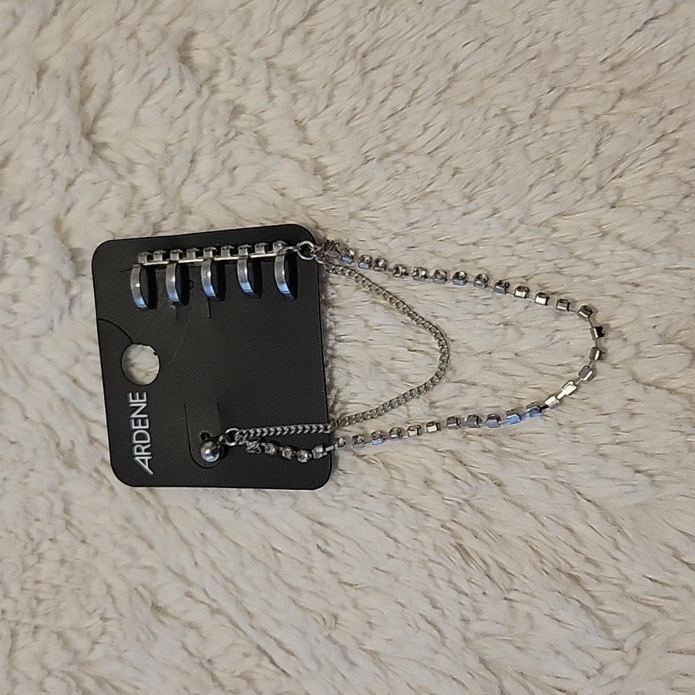 2 earring and chain ear cuffs from Ardene
